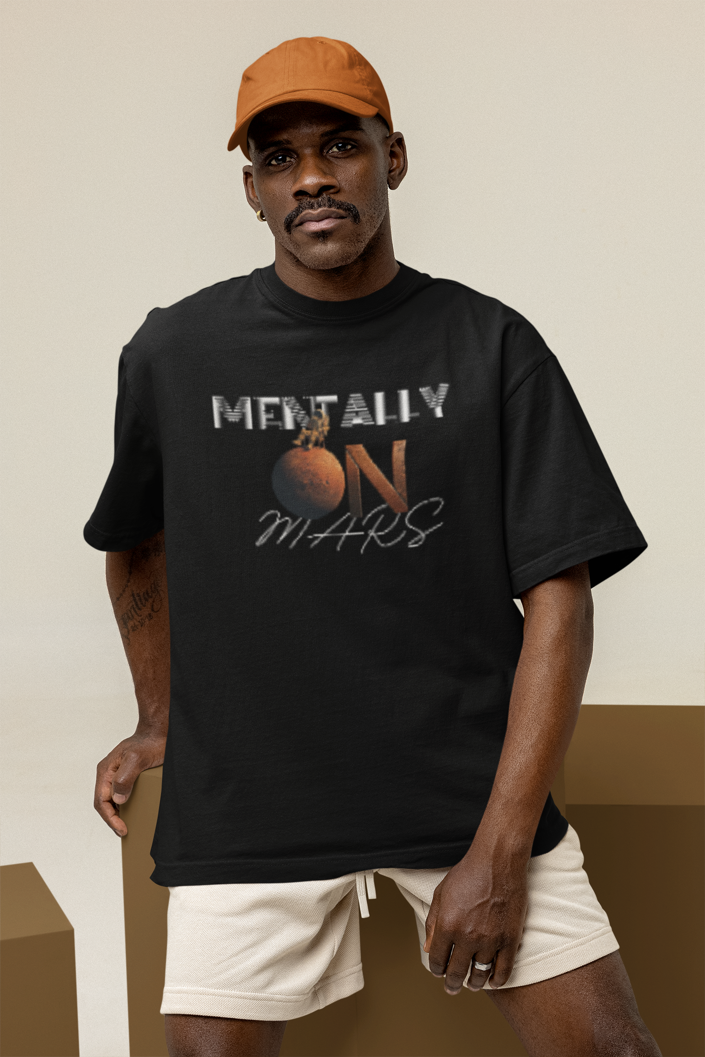 Mentally On Mars Oversized Unisex T-Shirt