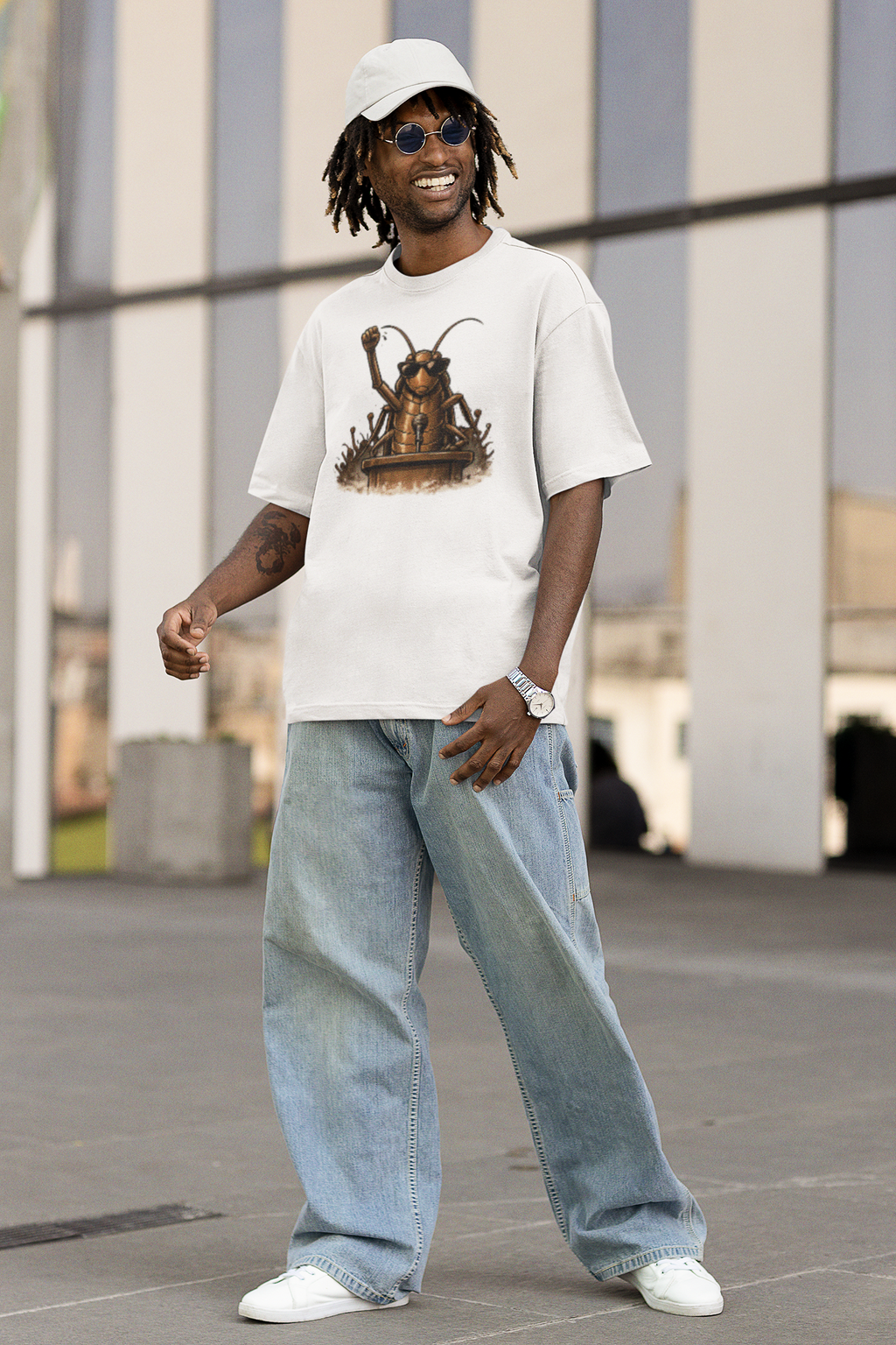 Cockroach Janata Party Oversized Unisex T-Shirt