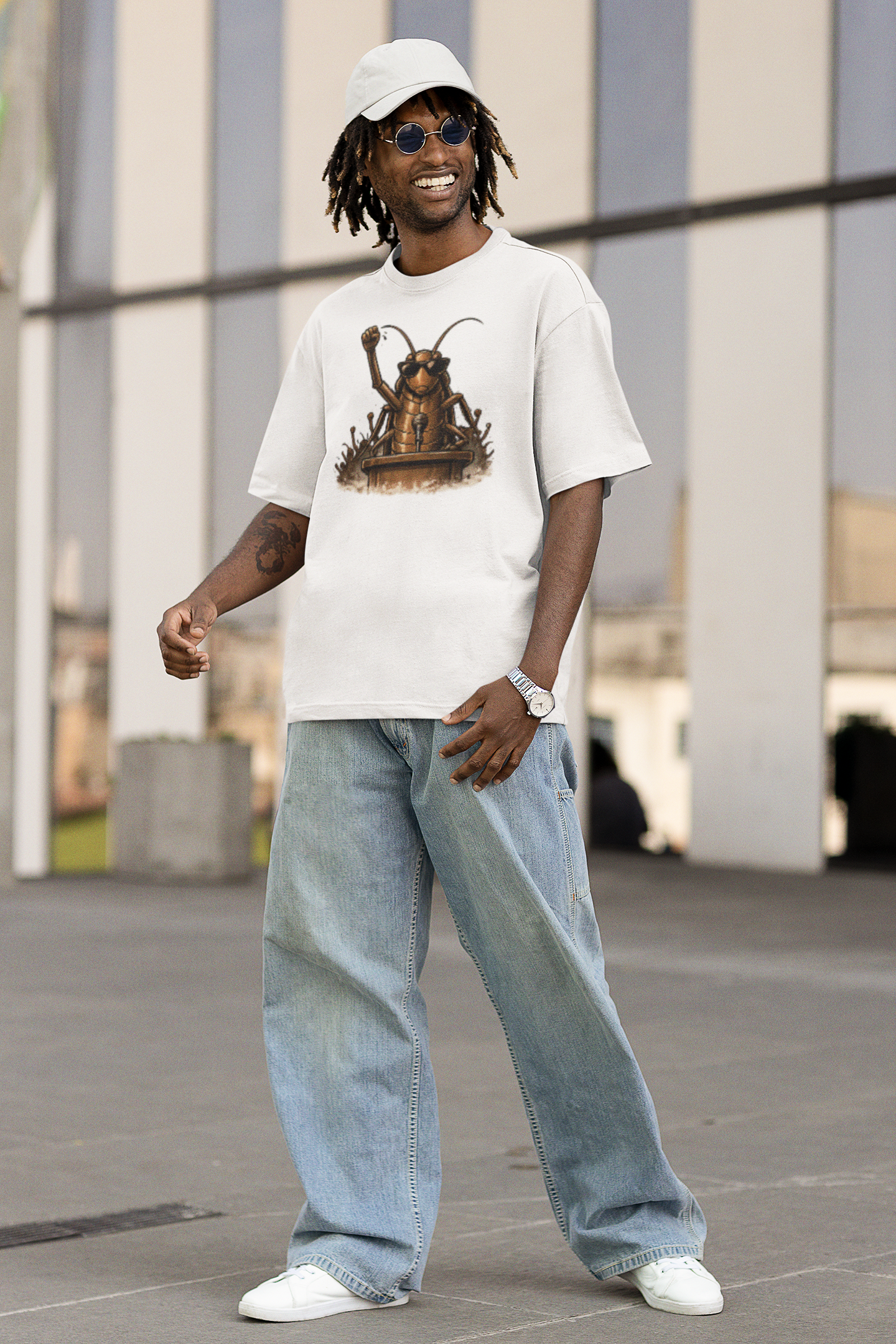 Cockroach Janata Party Oversized Unisex T-Shirt